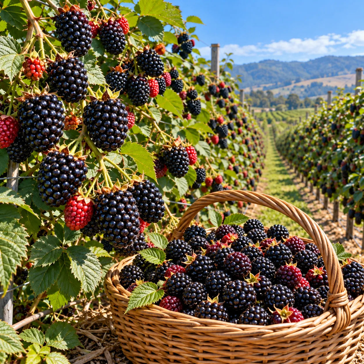 🖤 Semená obrovských sladkých černíc – extra veľké, šťavnaté plody do domácich záhrad! 🍇