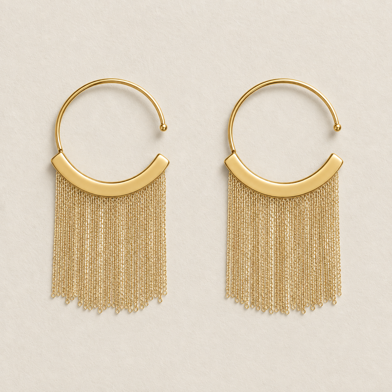 Silverfall Tassel Earrings