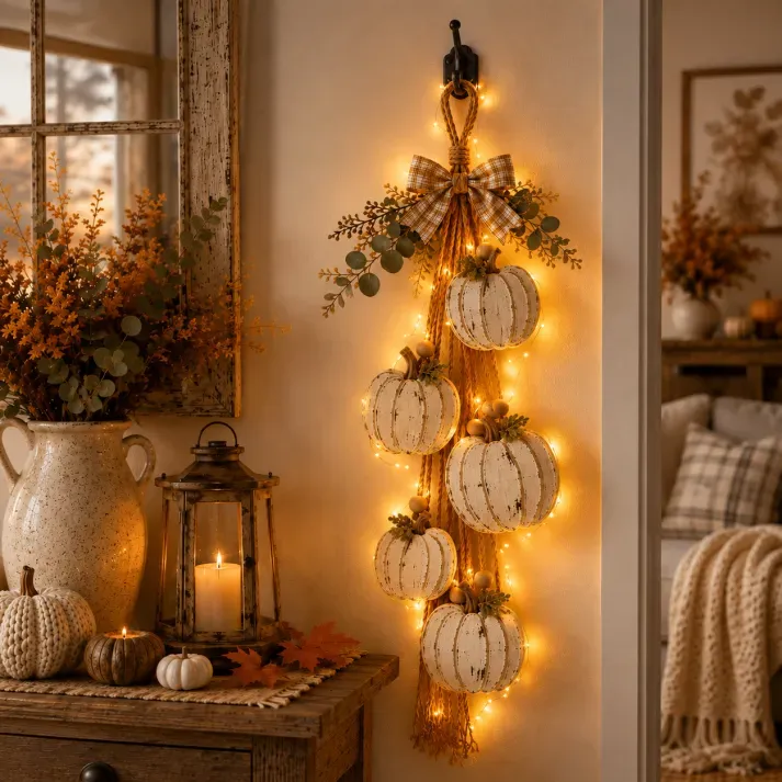🍂🤎Hanging Heart Wall Decor