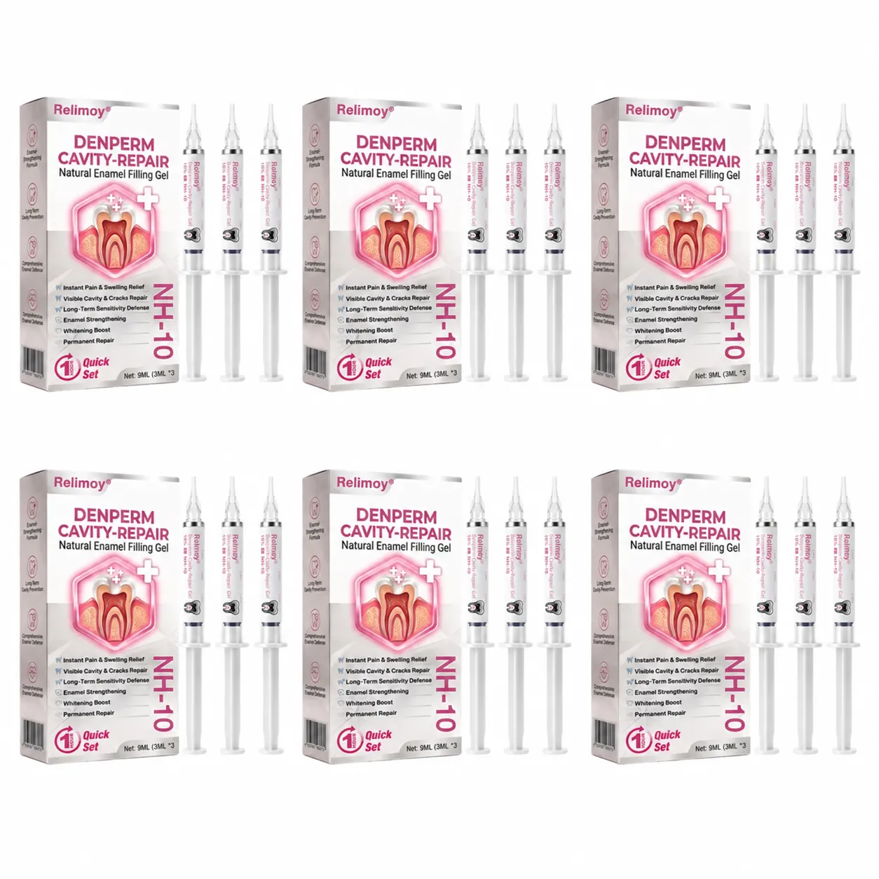 HEATWOLF® DenPerm Gel na opravu dutin, přírodní výplň skloviny🎈