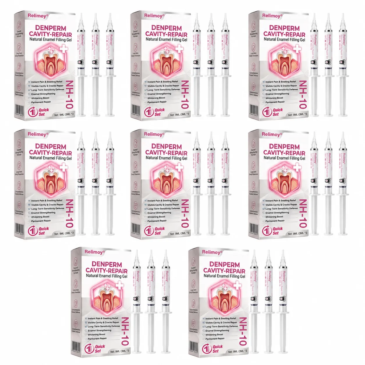 HEATWOLF® DenPerm Gel na opravu dutin, přírodní výplň skloviny🎈