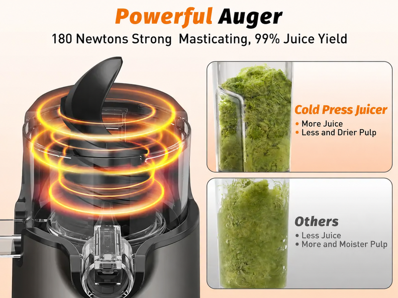 Cold press juicer feature 6