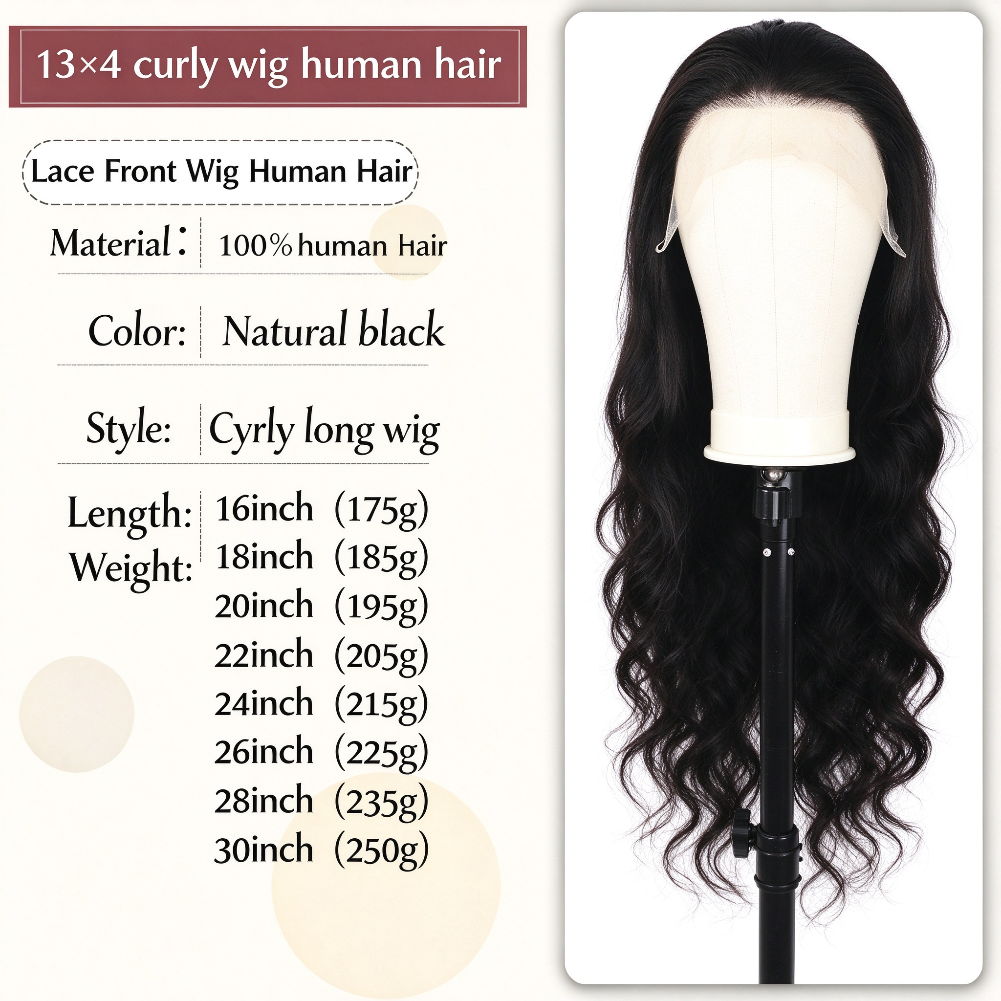 Wholesale 100% Human Hair Body wave 13x4 Lace Front Wig, 180% Density