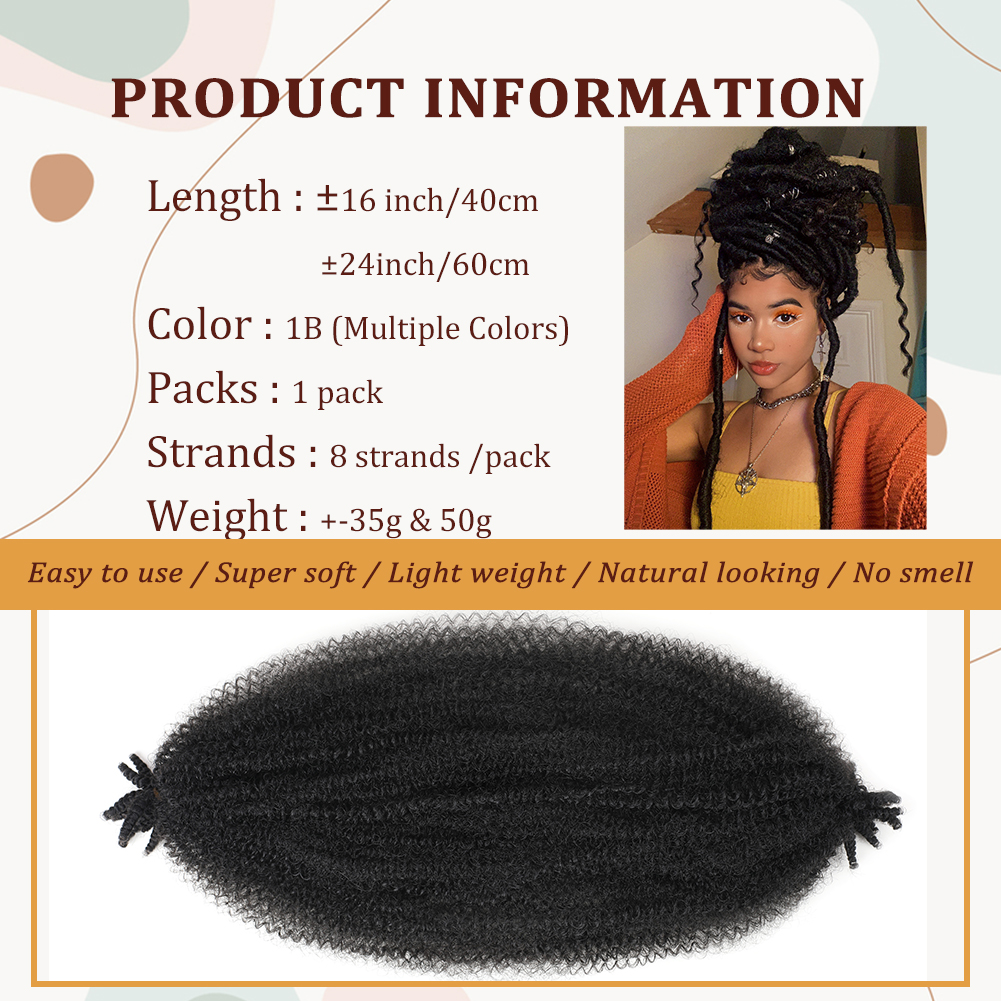 [Copy]Wholesale & Custom 24 Inch Zizi Braids Crochet Hair, Pre-Looped Synthetic Micro Braiding Hair Extensions