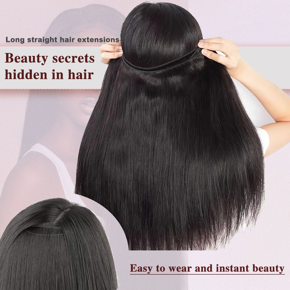 Wholesale & Custom | Long Straight Human Hair Bundles, 100% Virgin Human Hair Straight Hair Extensions