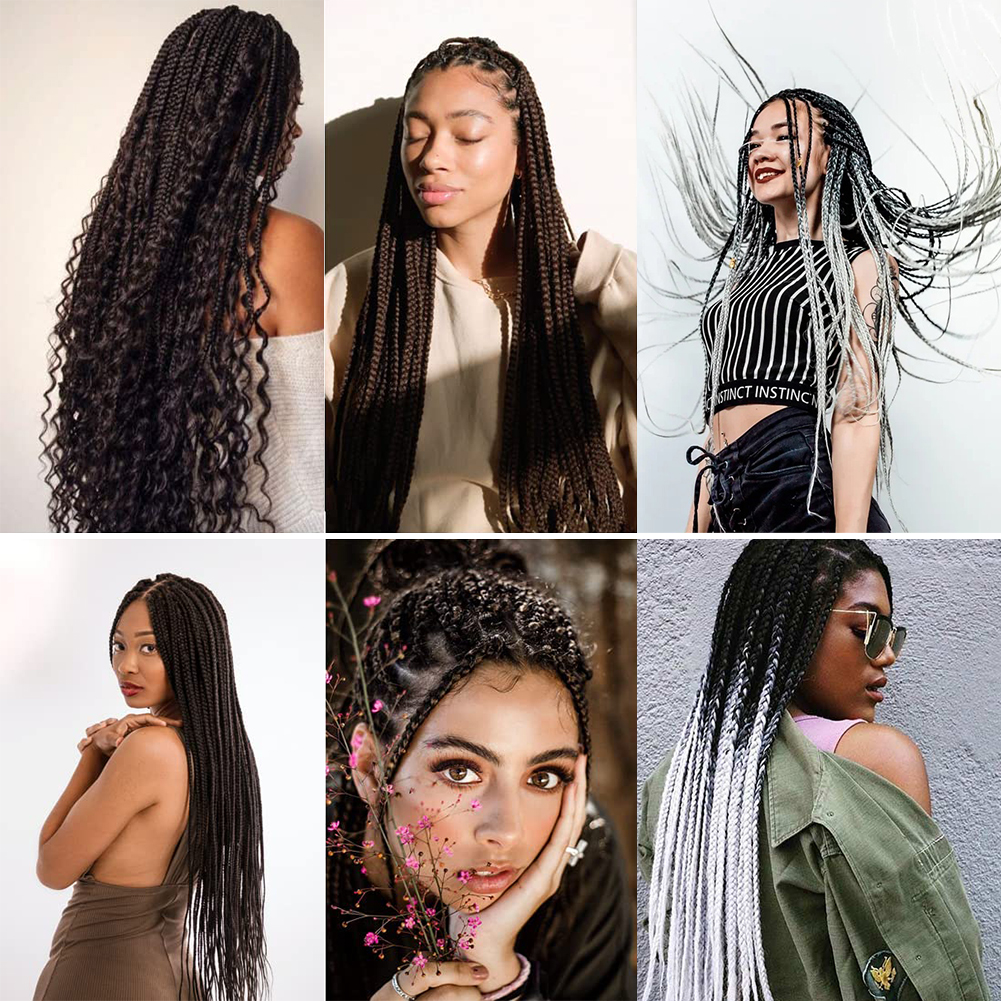 Wholesale Pre Stretched Braiding Hair, Synthetic Braids Hair for Braiding