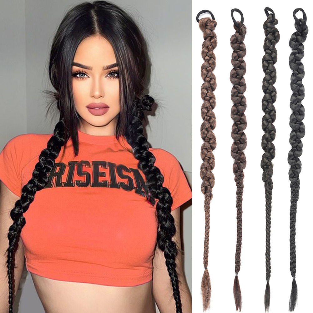 [Copy]Wholesale & Custom 18 Inch Colored Clip in Hair Extensions, 1PCS Straight Synthetic Hair Streaks with BB Clips