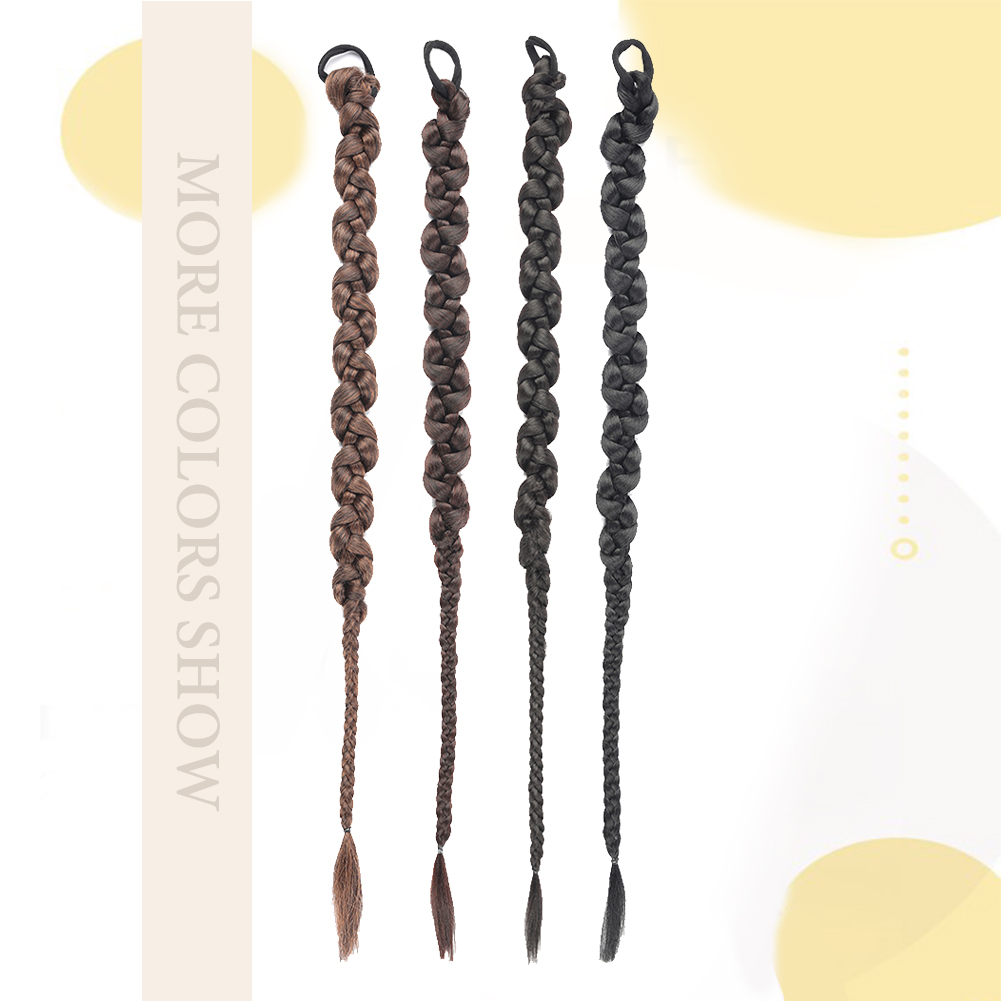 [Copy]Wholesale & Custom 18 Inch Colored Clip in Hair Extensions, 1PCS Straight Synthetic Hair Streaks with BB Clips