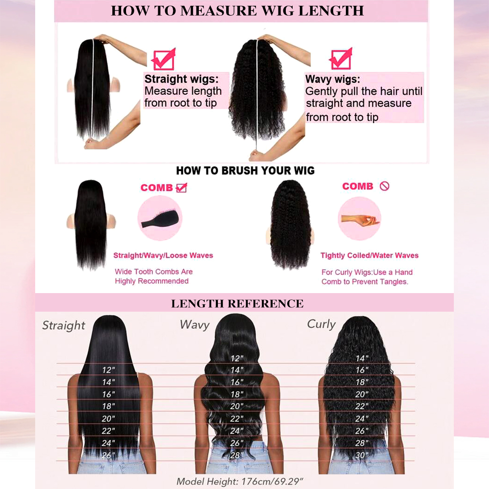Wholesale & Custom 13×4 Lace Front Deep Wave Wig 100% Human Hair Natural Black Long Curly Wigs