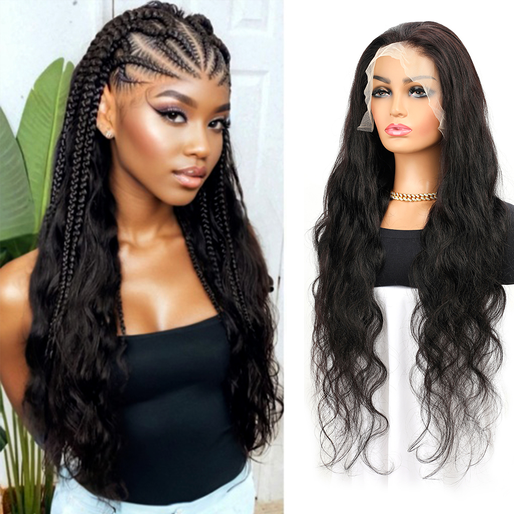 Wholesale & Custom 13x6 HD Lace Front Wig, 100% Human Hair Body Wave Wig with Pre-Plucked Baby Hair