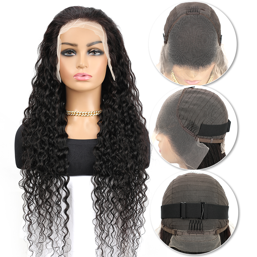 [Copy]Wholesale & Custom 13x6 HD Lace Front Wig, 100% Human Hair CurlyWave Wig with Pre-Plucked Baby Hair