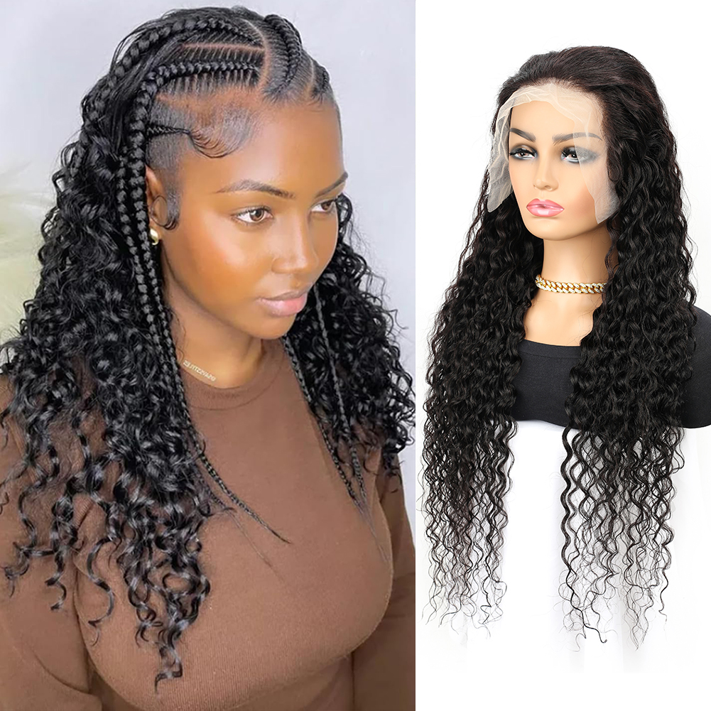 [Copy]Wholesale & Custom 13x6 HD Lace Front Wig, 100% Human Hair CurlyWave Wig with Pre-Plucked Baby Hair