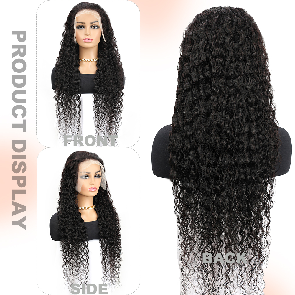 [Copy]Wholesale & Custom 13x6 HD Lace Front Wig, 100% Human Hair CurlyWave Wig with Pre-Plucked Baby Hair