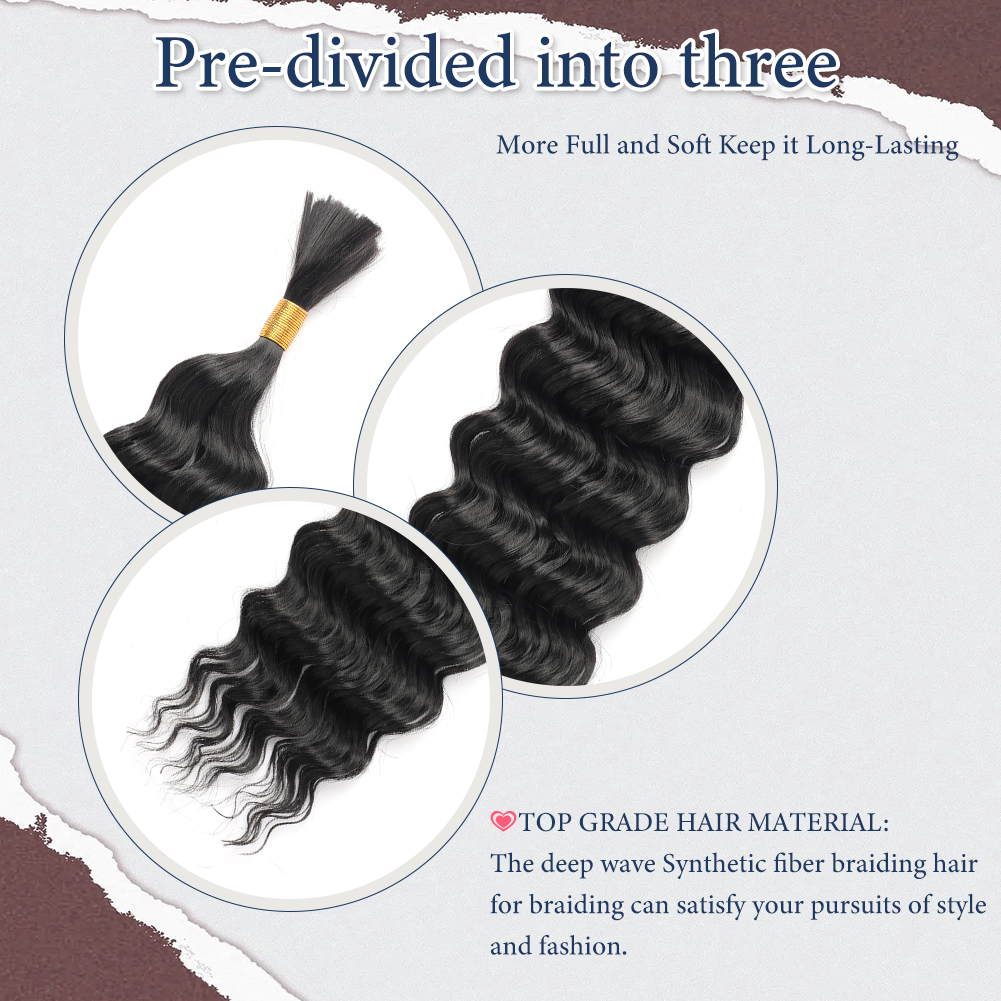 [Copy]Wholesale & Custom 22 Inch Loose Wave Crochet Braiding Hair, Synthetic Crochet Hair Extensions