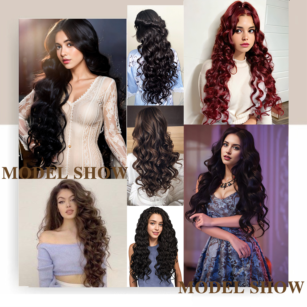 Wholesale & Custom 22 Inch Loose Wave Crochet Braiding Hair, Synthetic Crochet Hair Extensions