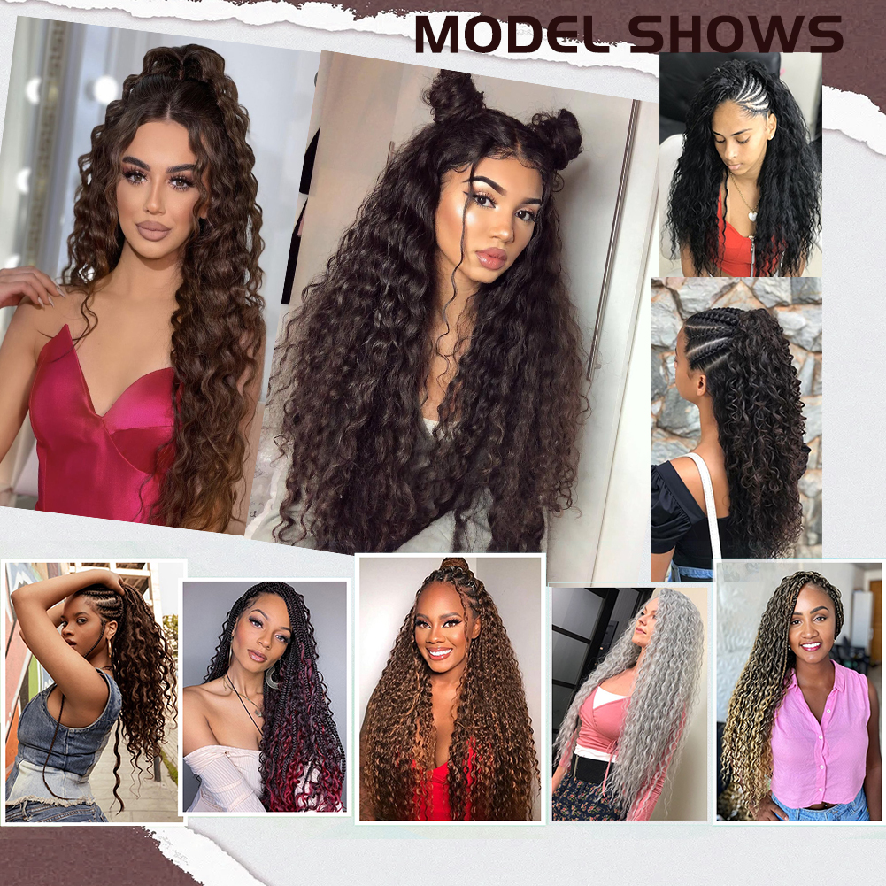 [Copy]Wholesale & Custom 22 Inch Loose Wave Crochet Braiding Hair, Synthetic Crochet Hair Extensions