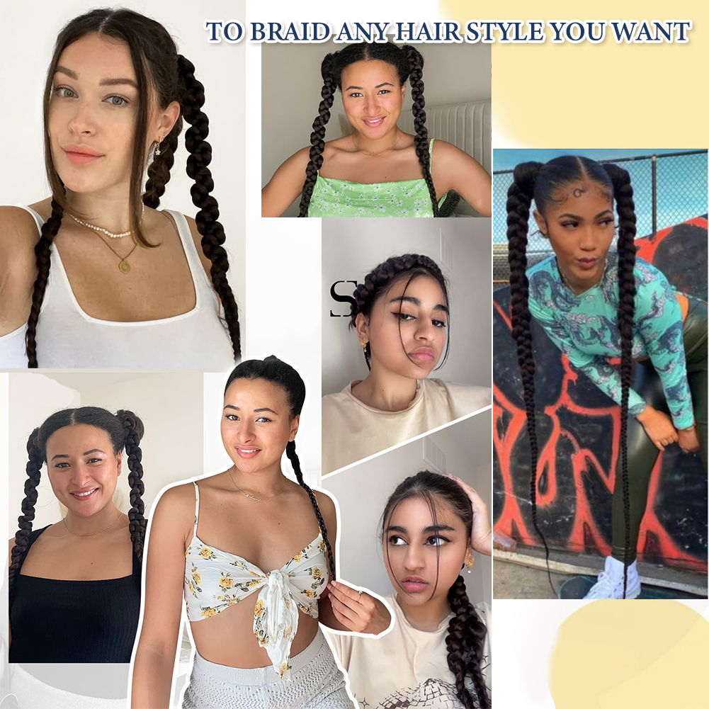 [Copy]Wholesale & Custom 18 Inch Colored Clip in Hair Extensions, 1PCS Straight Synthetic Hair Streaks with BB Clips