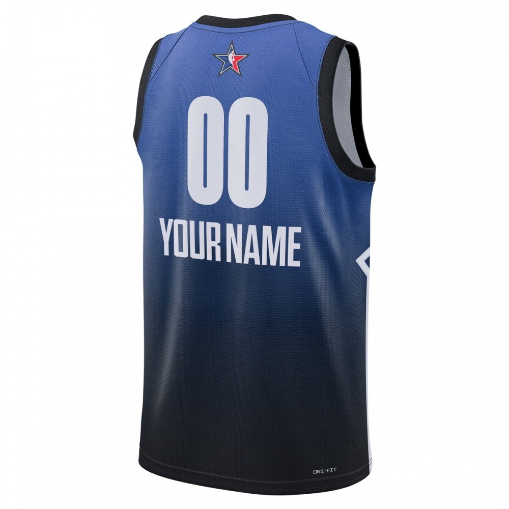 2023 NBA All-Star Game Custom Pick-A-Player Swingman Jersey Blue - back view
