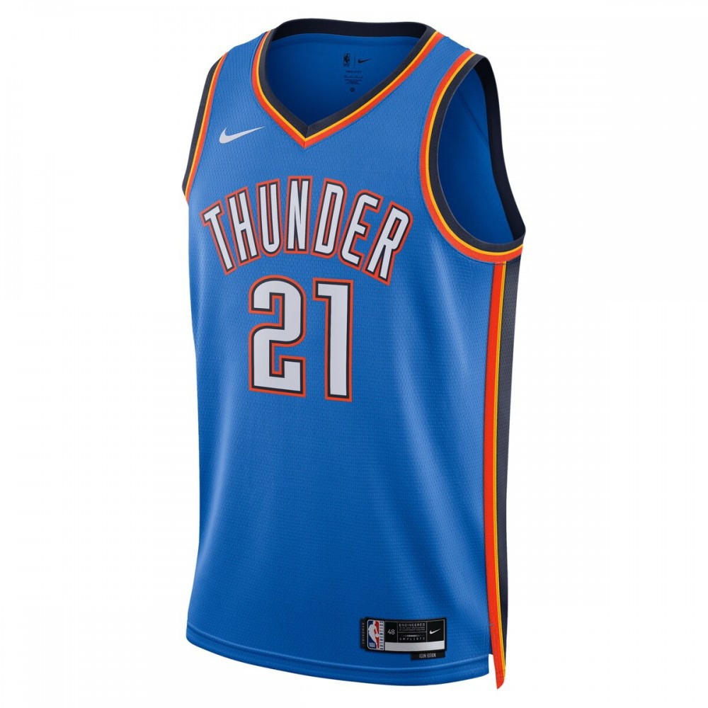 Aaron Wiggins Oklahoma City Thunder Unisex Swingman Player Jersey Icon Edition - second front view