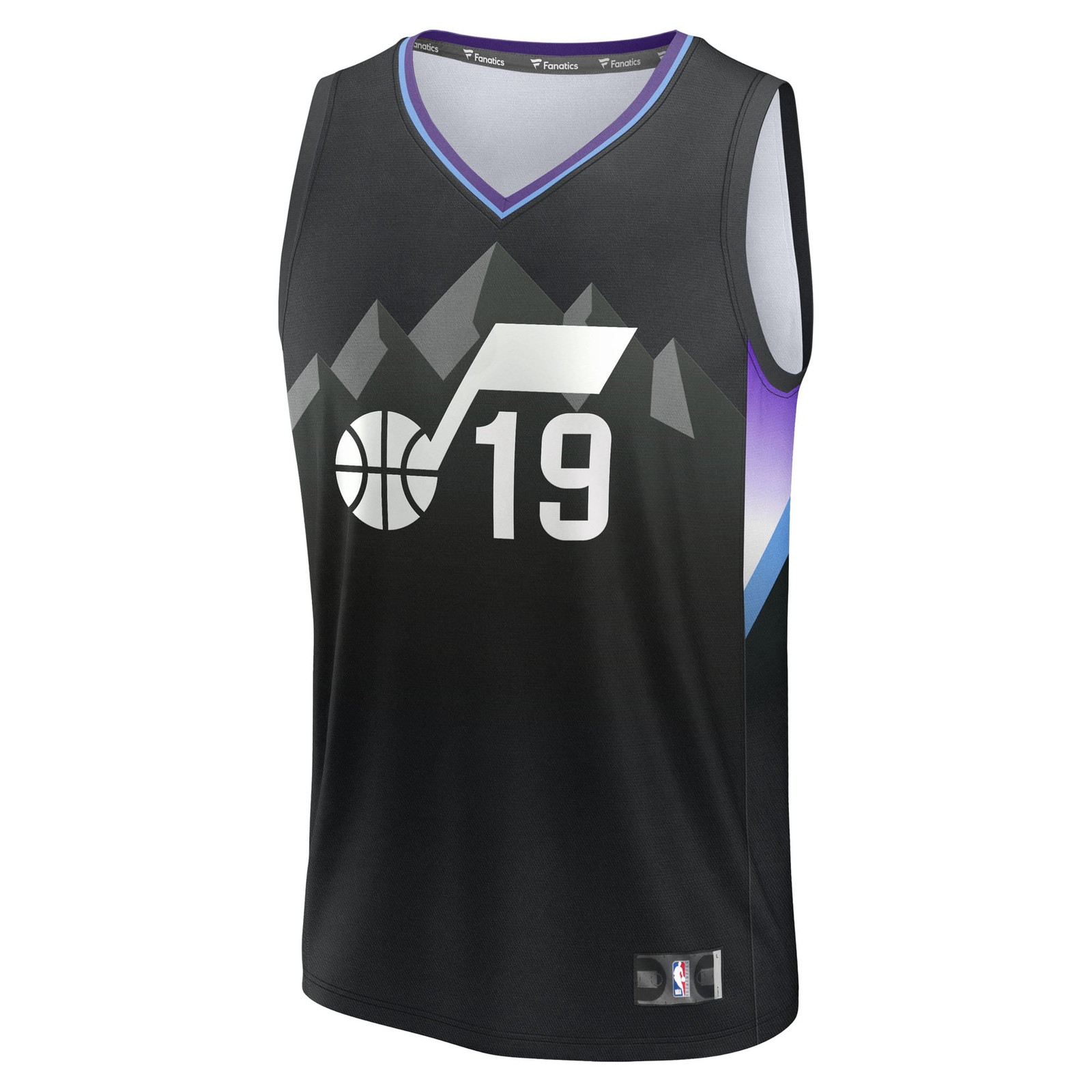 Ace Bailey Utah Jazz 2025 NBA Draft First Round Pick Fast Break Fan Version Jersey - front view