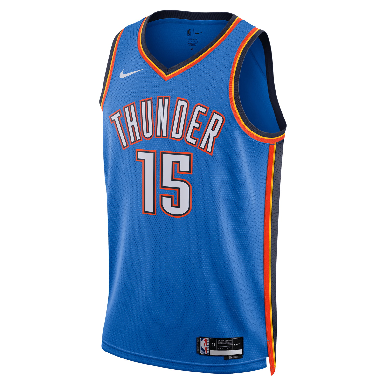 Aday Mara Oklahoma City Thunder Unisex Swingman Jersey Icon Edition Blue - front view