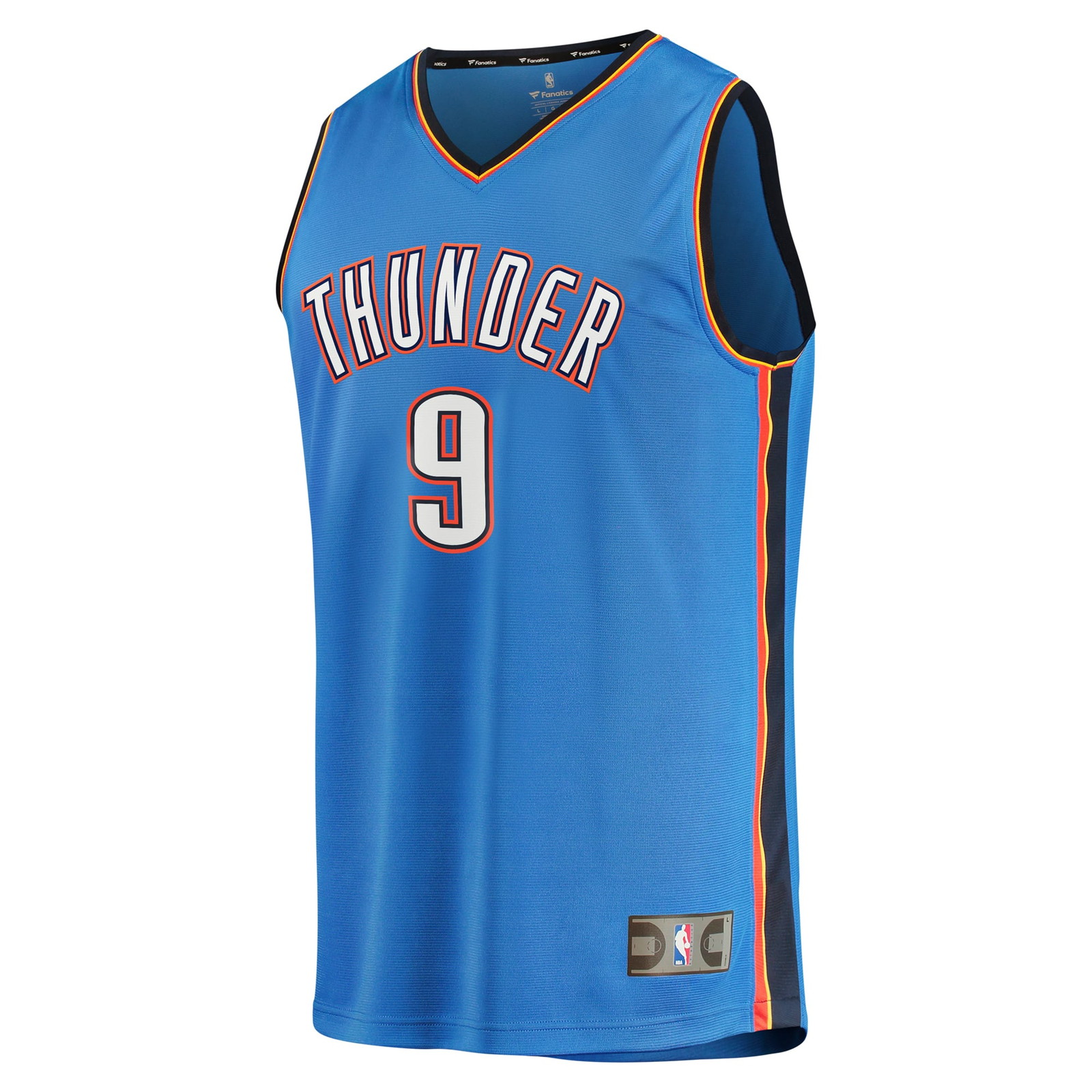 Alex Caruso Oklahoma City Thunder Youth Fast Break Fan Version Player Jersey Icon - front view