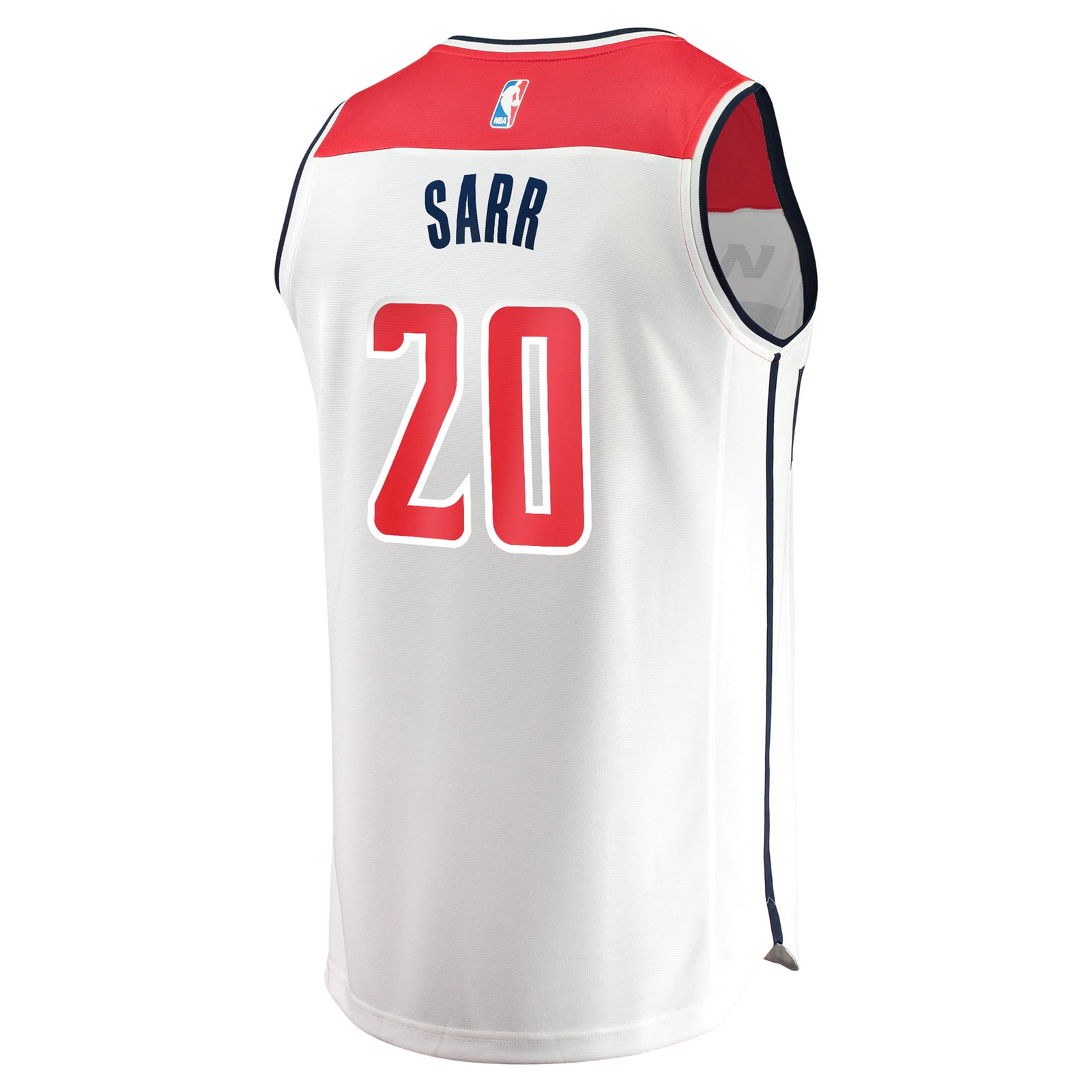 Alexandre Sarr Washington Wizards Youth Fast Break Fan Version Player Jersey - back view