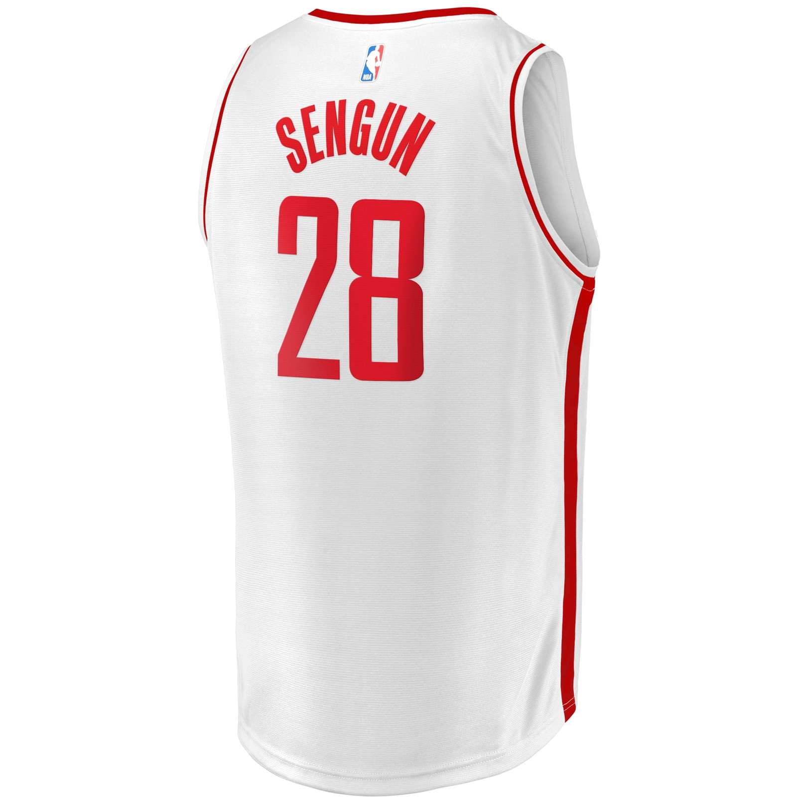 Alperen Sengun Houston Rockets Youth Fast Break Fan Version Player Jersey Association - back view