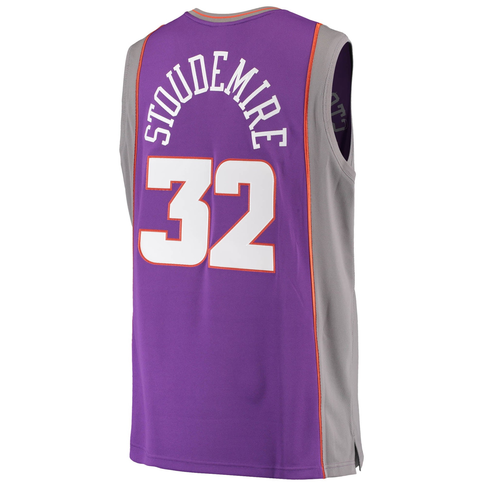 Amar'e Stoudemire Phoenix Suns Hardwood Classics Pro Cut Jersey Purple - back view