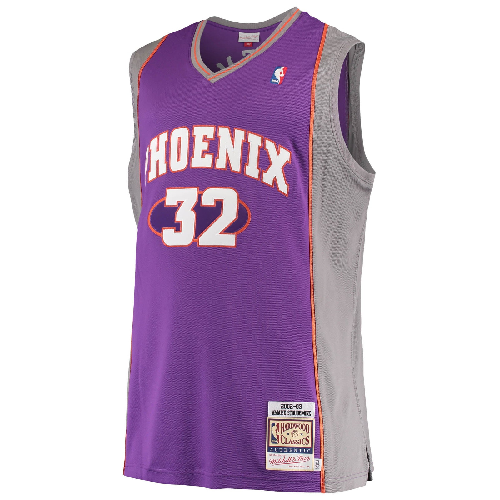 Amar'e Stoudemire Phoenix Suns Hardwood Classics Pro Cut Jersey Purple - front view