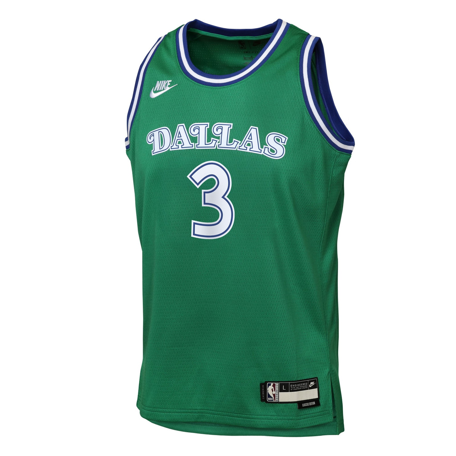 Anthony Davis Dallas Mavericks Youth Swingman Jersey Classic Edition Green - front view