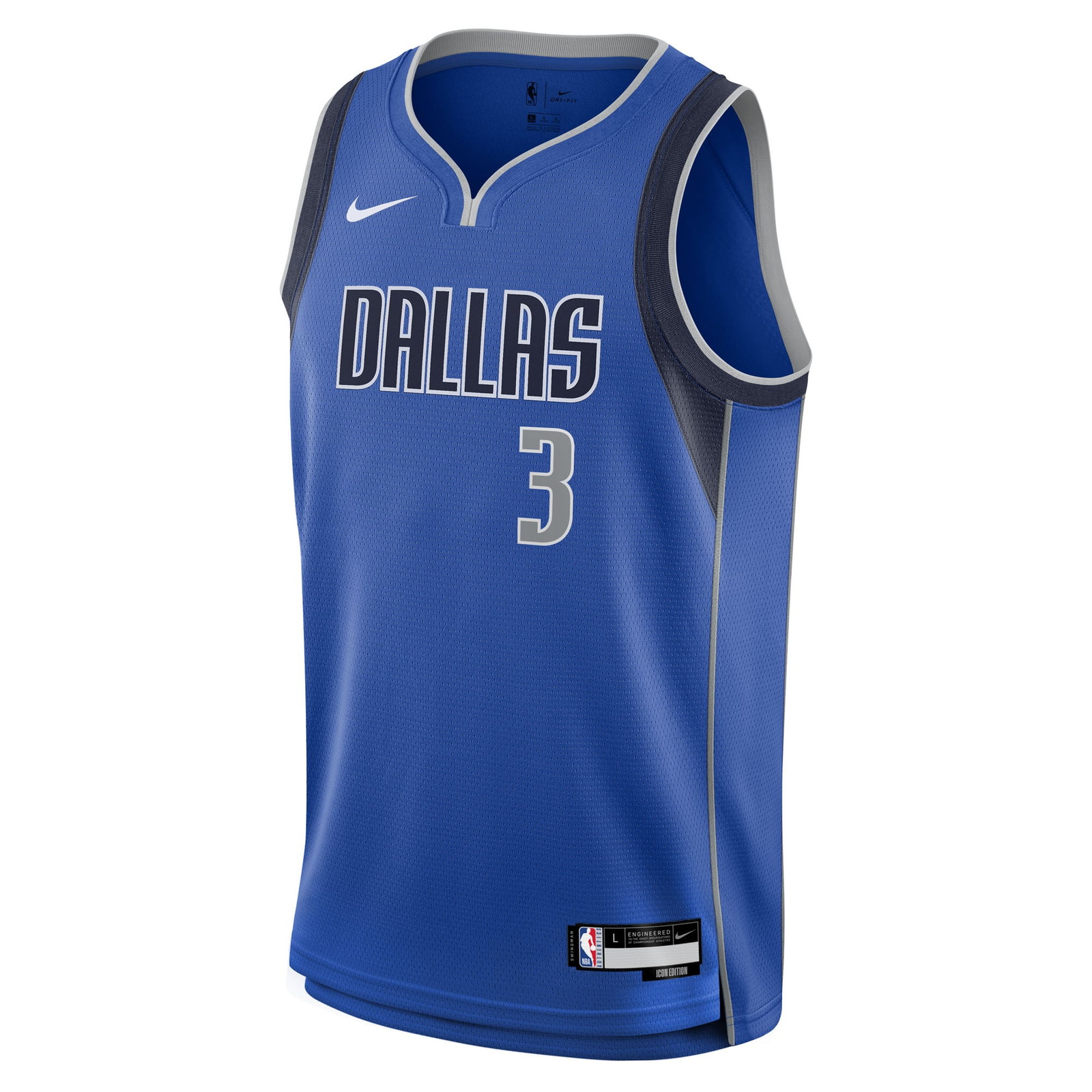 Anthony Davis Dallas Mavericks Youth Swingman Jersey Icon Edition Blue - front view