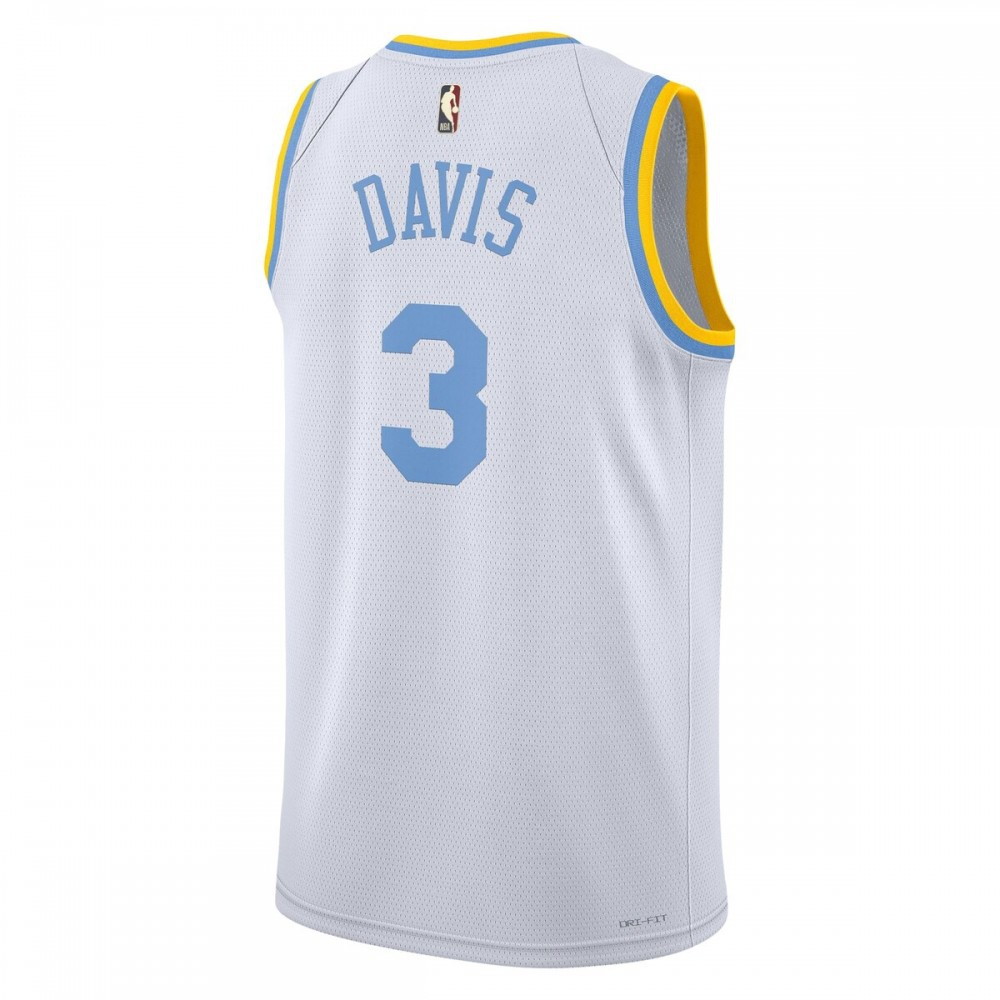 Anthony Davis Los Angeles Lakers 2022/23 Swingman Jersey White Classic Edition - back view