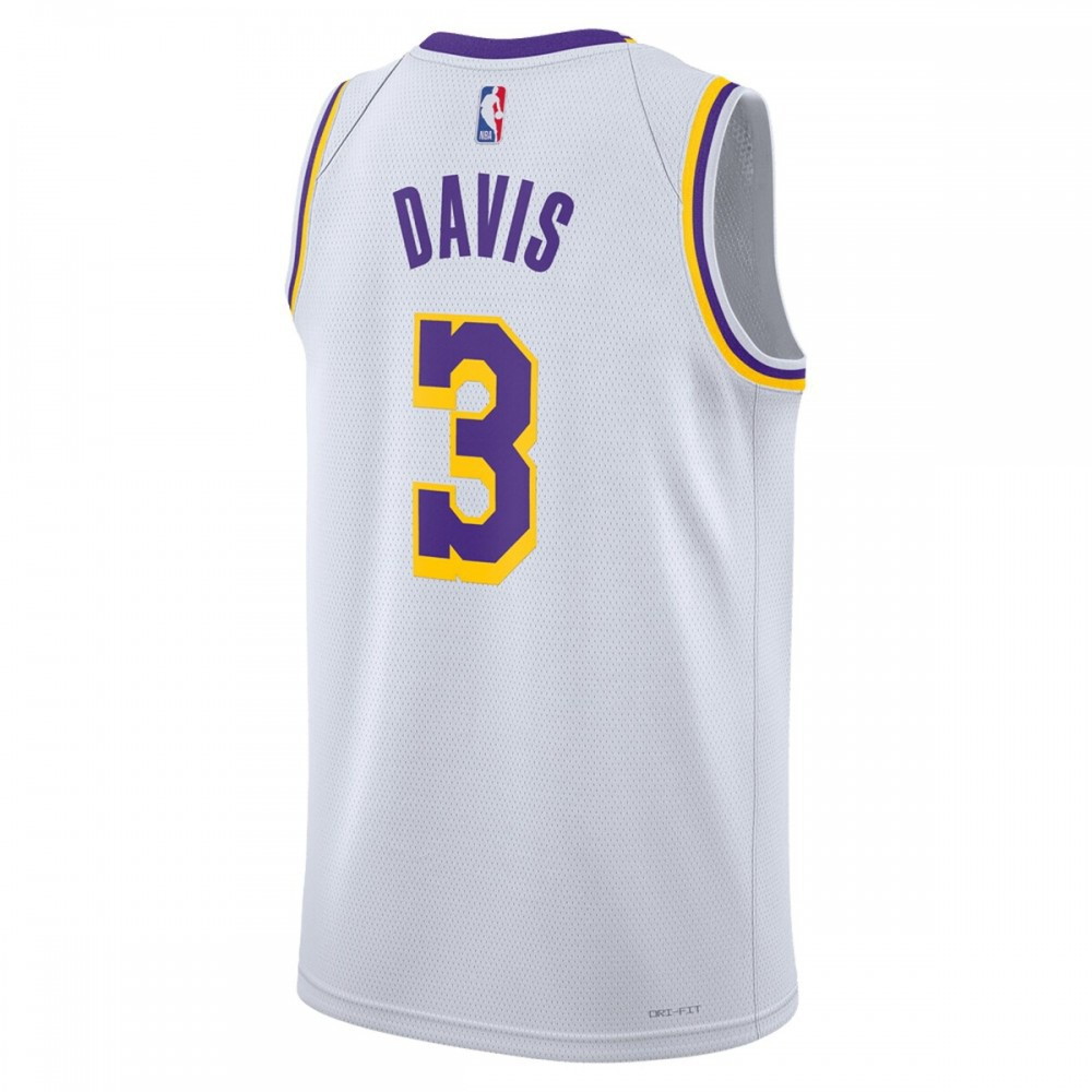 Anthony Davis Los Angeles Lakers Unisex 2022/23 Swingman Jersey Icon Edition White - back view