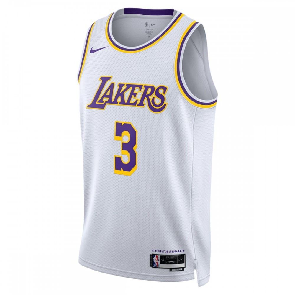 Anthony Davis Los Angeles Lakers Unisex 2022/23 Swingman Jersey Icon Edition - second front view