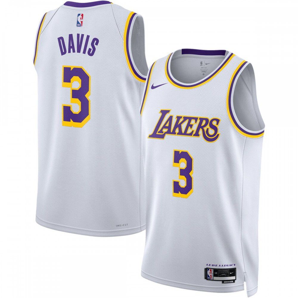 Anthony Davis Los Angeles Lakers Unisex 2022/23 Swingman Jersey Icon Edition White - front view