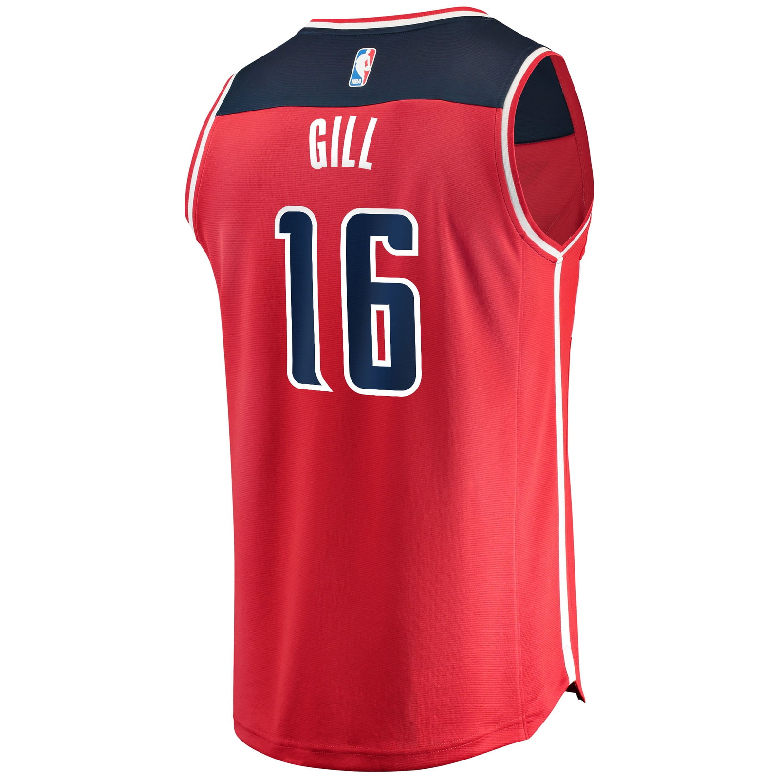 Anthony Gill Washington Wizards Fast Break Fan Version Jersey Icon Edition Red - back view
