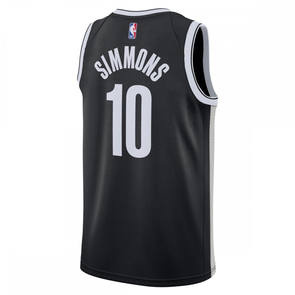 Ben Simmons Brooklyn Nets 2021/22 Swingman Jersey Icon Edition Black - back view