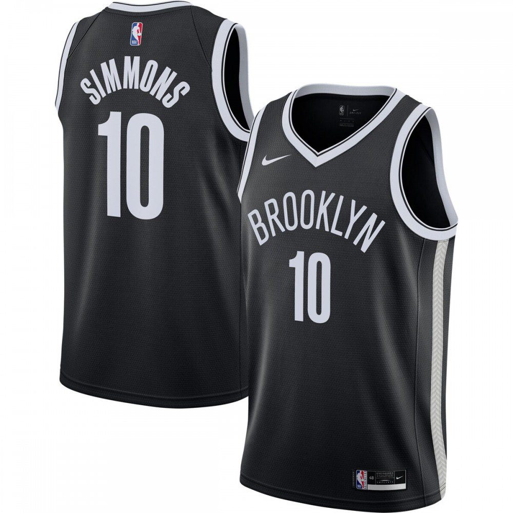 Ben Simmons Brooklyn Nets 2021/22 Swingman Jersey Icon Edition Black - front view