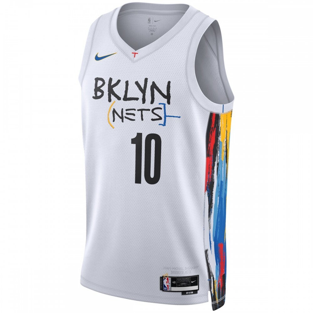 Ben Simmons Brooklyn Nets Unisex 2022/23 Swingman Jersey City Edition White - second front view
