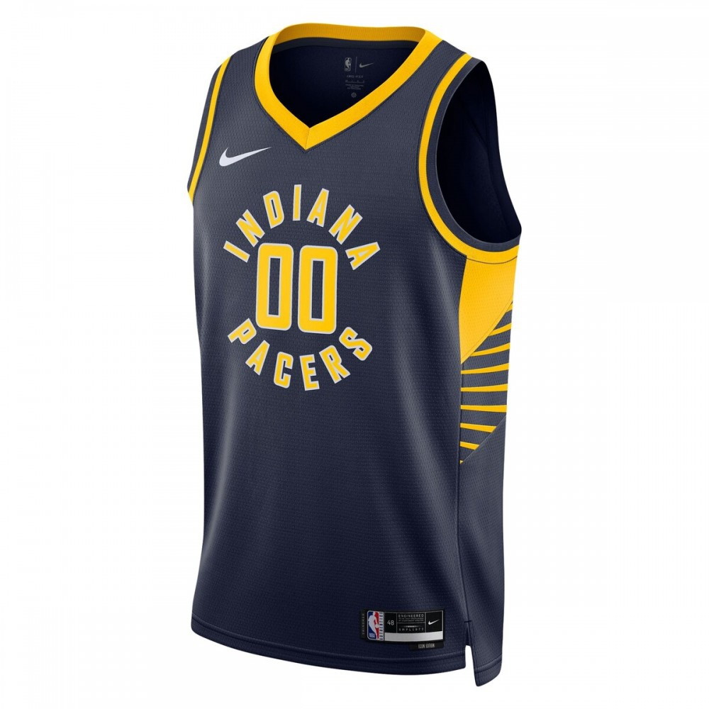 Bennedict Mathurin Indiana Pacers Unisex Swingman Jersey Icon Edition Navy - second front view