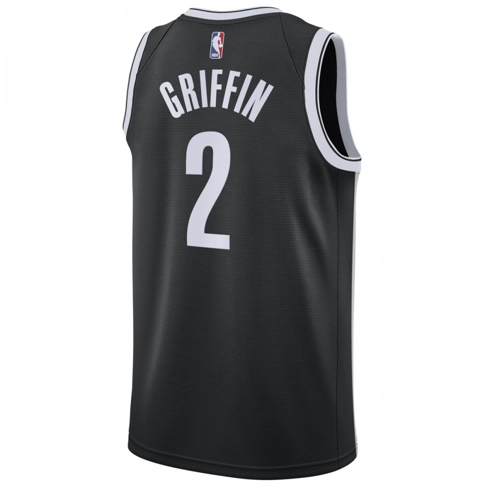 Blake Griffin Brooklyn Nets 2020/21 Swingman Jersey Black Icon Edition - back view