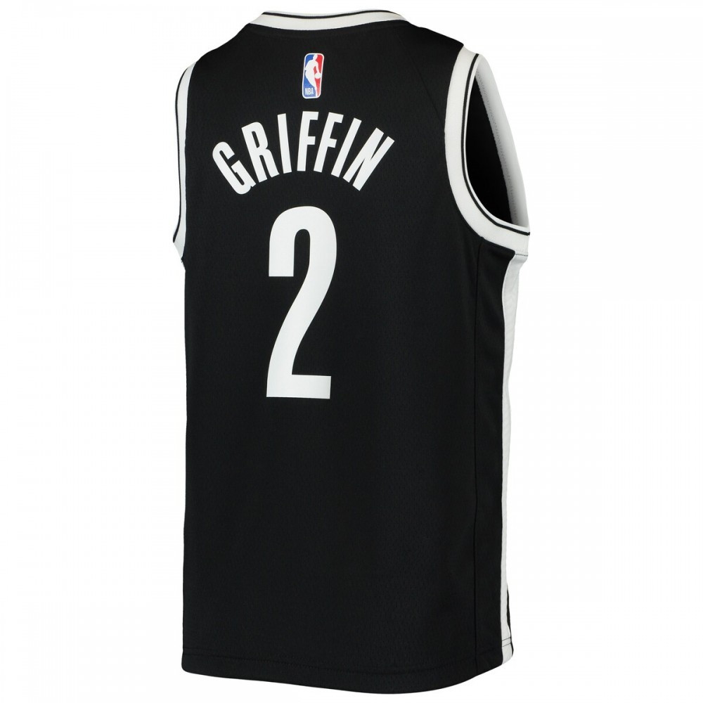 Blake Griffin Brooklyn Nets Youth 2020/21 Swingman Jersey Icon Edition Black - back view