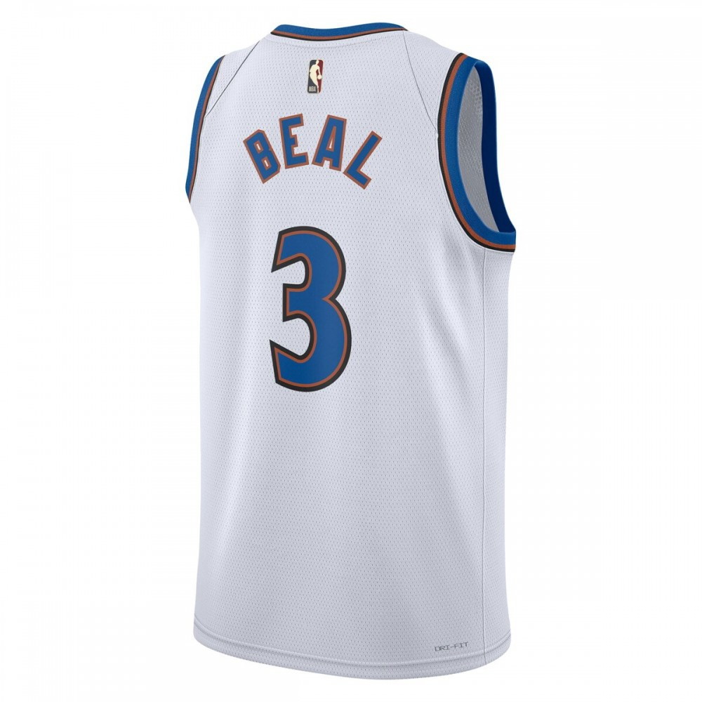 Bradley Beal Washington Wizards 2022/23 Swingman Jersey White Classic Edition - back view