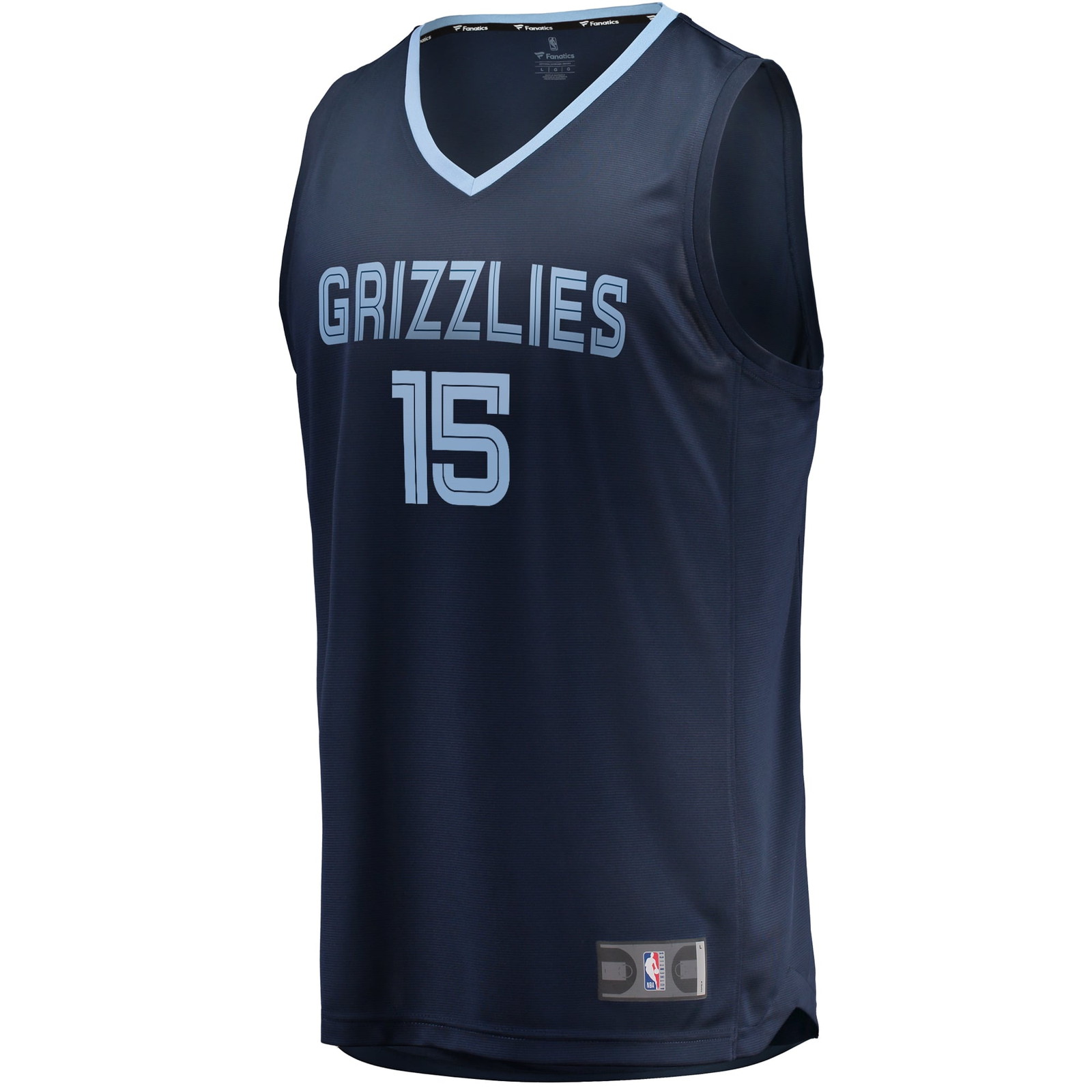 Brandon Clarke Memphis Grizzlies Fast Break Fan Version Jersey Navy Icon Edition - front view
