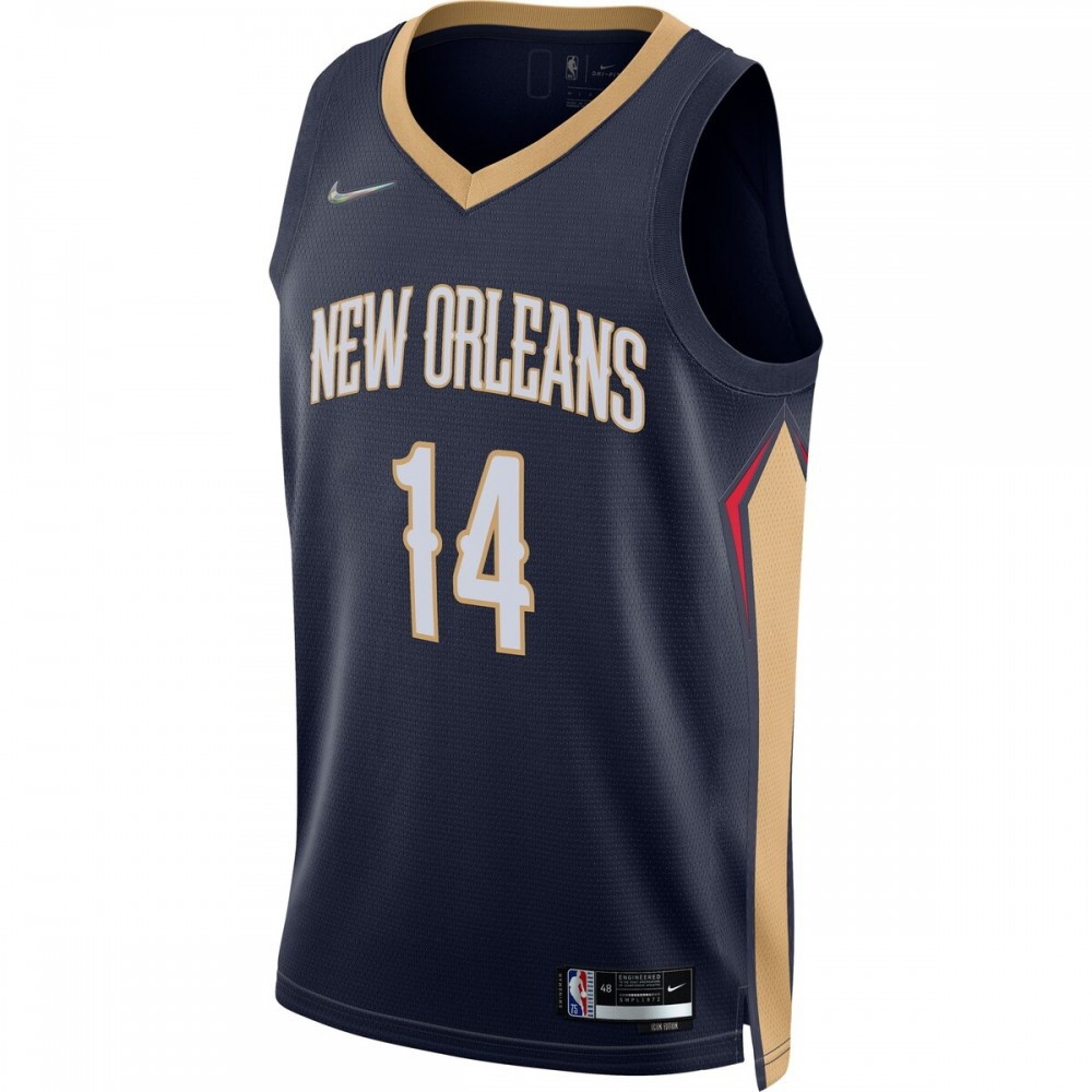 Brandon Ingram New Orleans Pelicans 2021/22 Diamond Swingman Jersey Icon - second front view