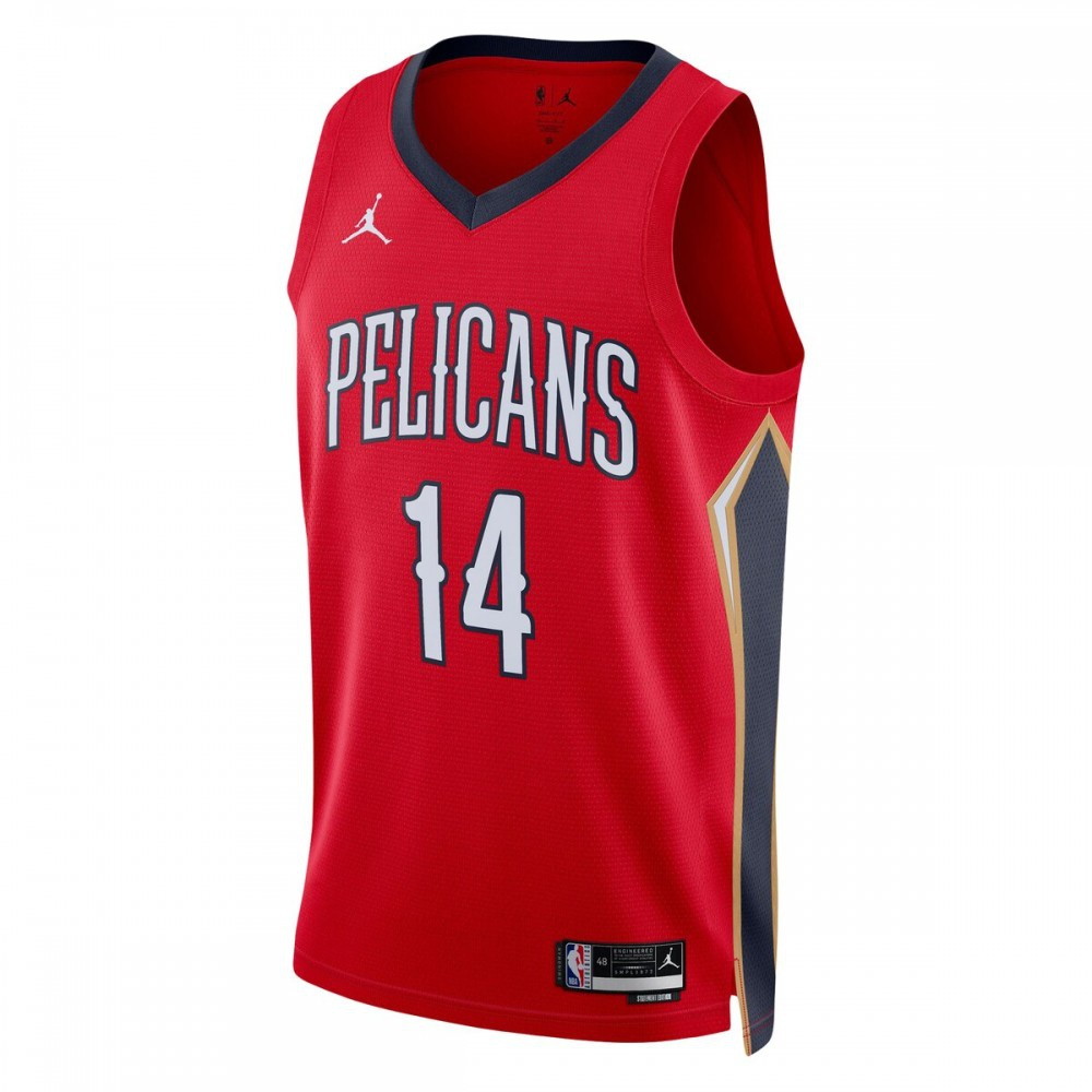 Brandon Ingram New Orleans Pelicans 2022/23 Statement Edition Swingman Jersey - second front view
