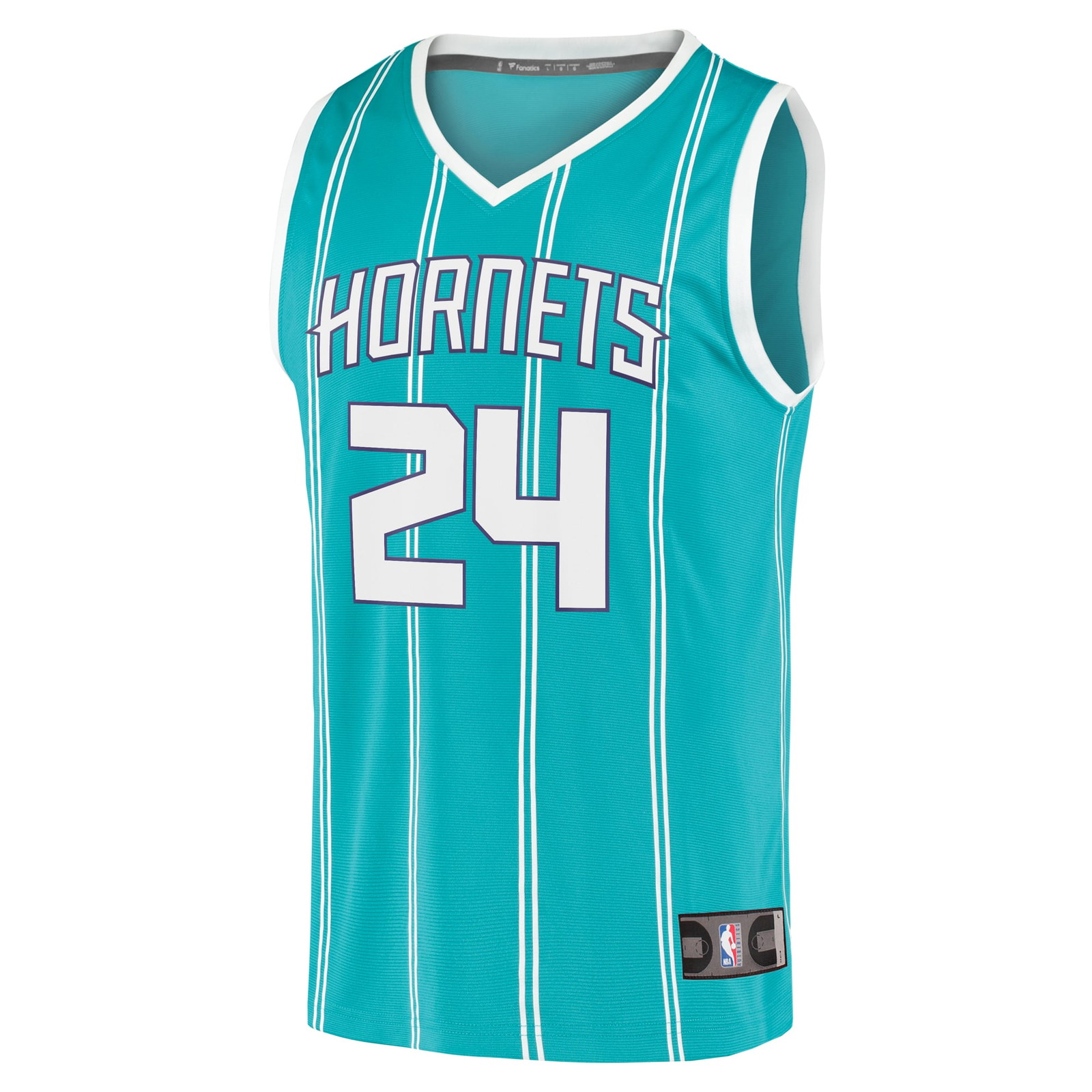 Brandon Miller Charlotte Hornets Fast Break Fan Version Jersey Icon Edition Teal - front view
