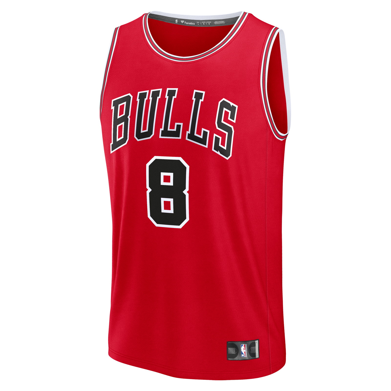 Caleb Wilson Chicago Bulls 2026 NBA Draft First Round Pick Fast Break Jersey Icon - front view