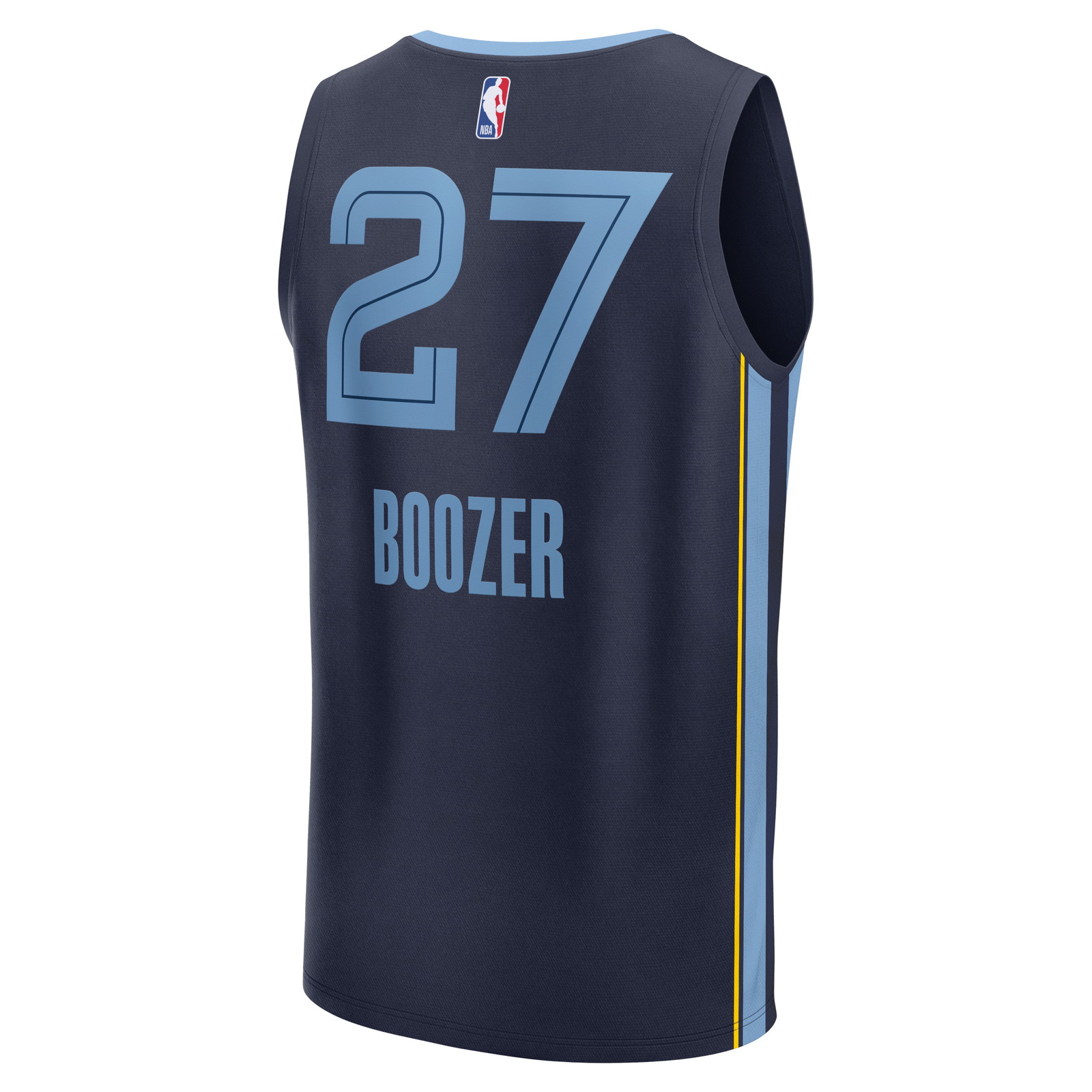 Cameron Boozer Memphis Grizzlies 2026 NBA Draft First Round Pick Fast Break Jersey Icon - back view